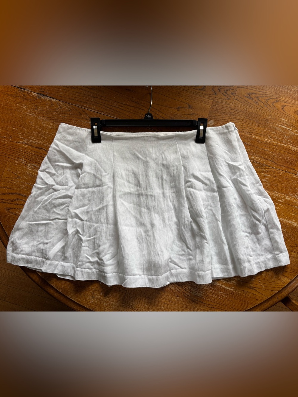 a new day Women’s White Circle Skort Side Zip Size 14